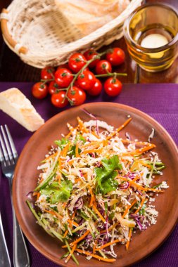 taze vejetaryen salata