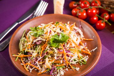 taze vejetaryen salata