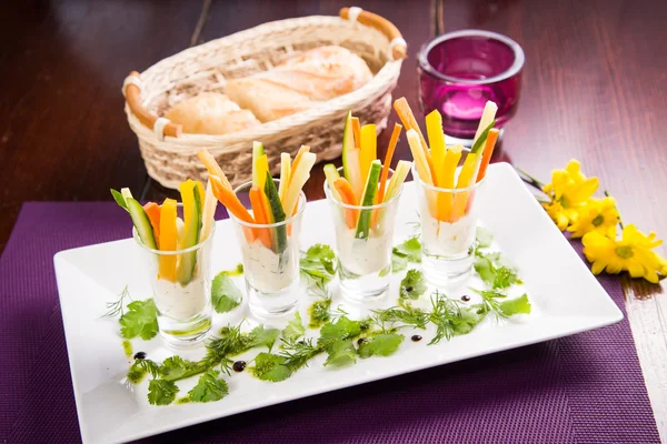 Lanche de verduras — Fotografia de Stock