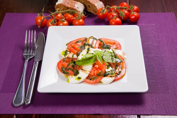 Vegetarisk fräsch sallad — Stockfoto