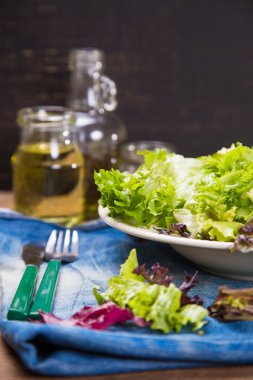 Vejetaryen salata karışımı