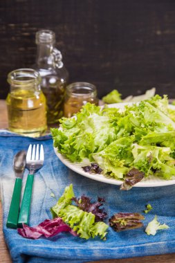 Vejetaryen salata karışımı