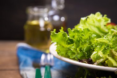 Vejetaryen salata karışımı