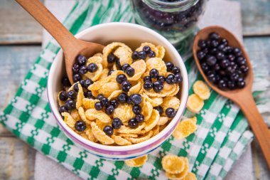 bilberry ile Cornflake