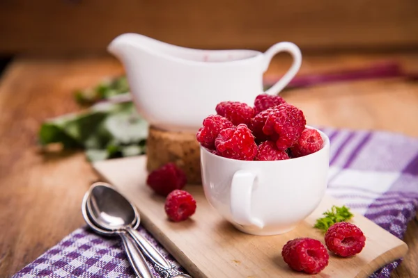 Fresh ripe raspberry Stock Image