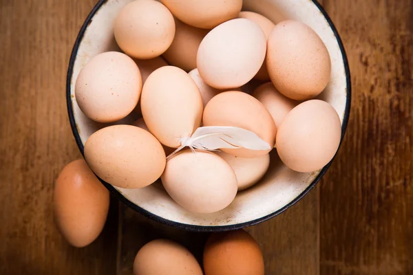 Healthy fresh eggs — Stock Photo, Image