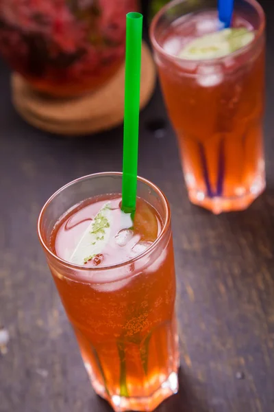 Bebida fresca de morango — Fotografia de Stock
