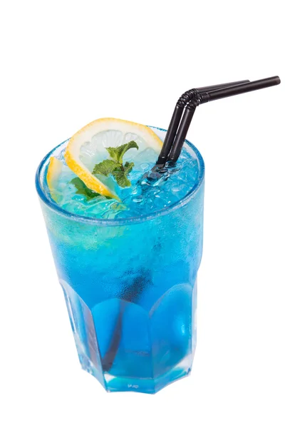 Cóctel alcohólico azul — Foto de Stock