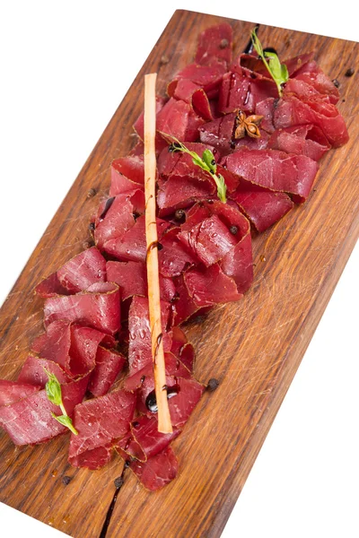 Scheibe rotes Fleisch — Stockfoto