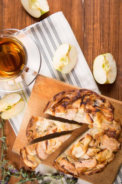 Apfelkuchen — Stockfoto