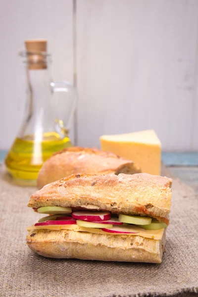 Panino con verdure — Foto Stock