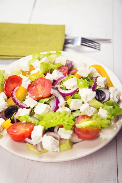 Griechischer Salat — Stockfoto