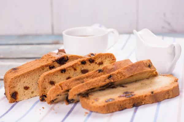 Torta con caffè — Foto Stock