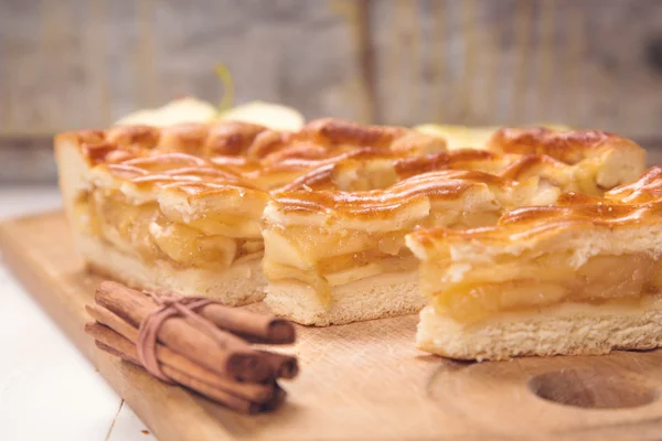 Apfelkuchen — Stockfoto