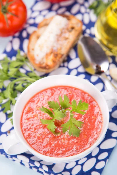 Tomatoes soup — Stock Photo, Image