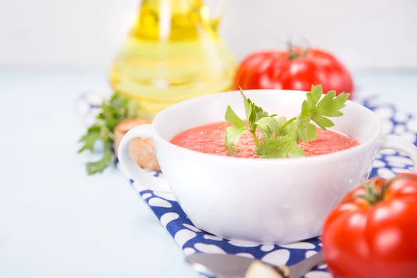 Zupa z pomidorów — Zdjęcie stockowe