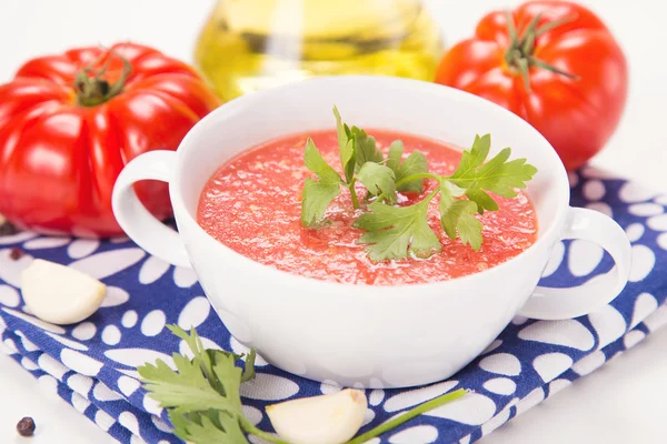 Tomatoes soup — Stock Photo, Image