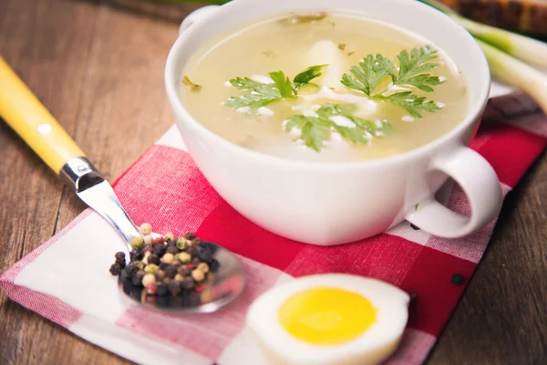 Sopa vegetariana — Fotografia de Stock