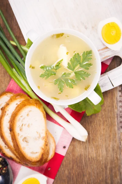 Sopa vegetariana — Foto de Stock