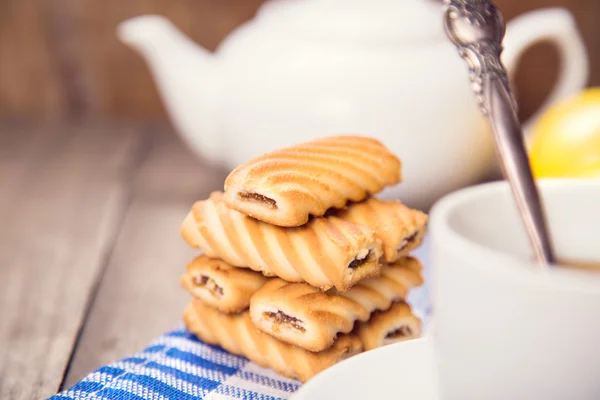 Tee mit Zitrone — Stockfoto