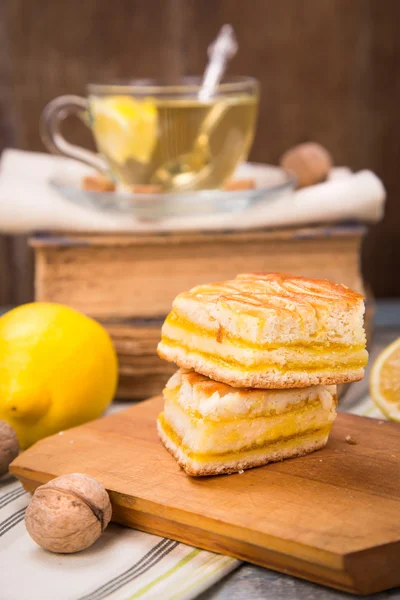 Zitronenkuchen — Stockfoto