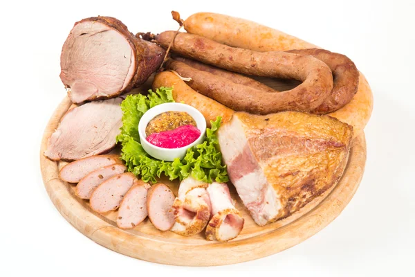 Scheibe Fleisch — Stockfoto