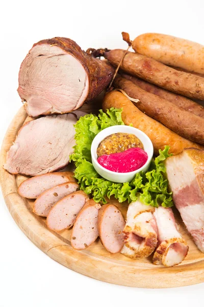 Scheibe Fleisch — Stockfoto