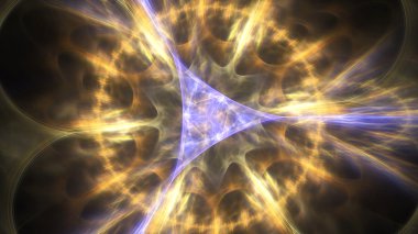 fraktal koyu arka plan üzerinde