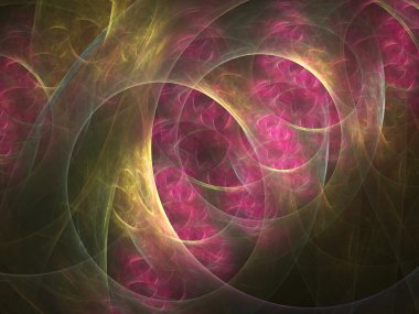 fraktal siyah arka plan üzerine