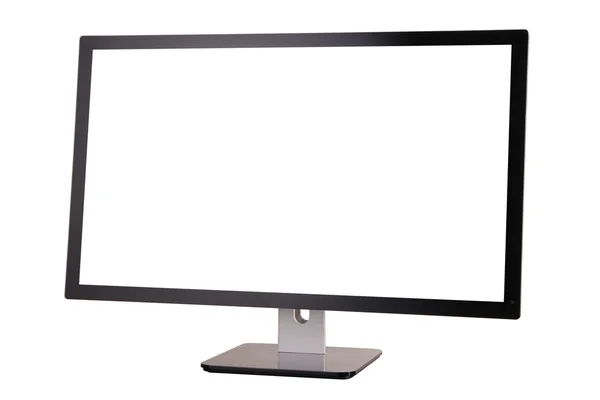 Monitor isolado em branco — Fotografia de Stock