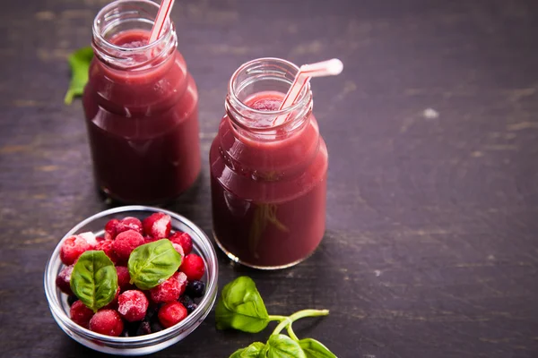 Smoothie από μούρο — Φωτογραφία Αρχείου