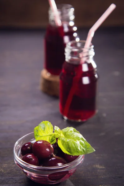 Smoothie från krusbär — Stockfoto