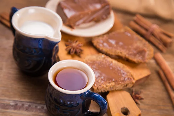 Chokolate med te — Stockfoto