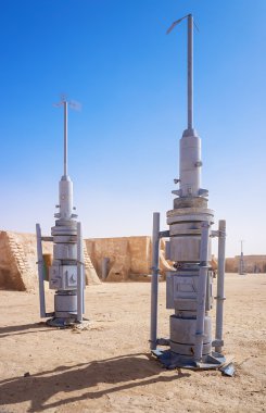 Afrika, Sahra Çölü'nde bir köy