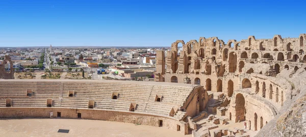 Колізей, El Djem, Туніс — стокове фото