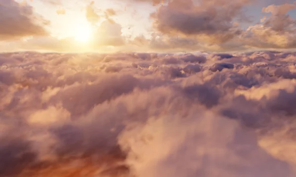 Himlen ovanför molnen — Stockfoto