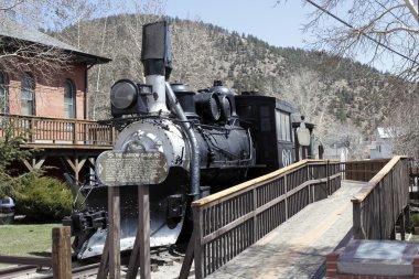 Antika demiryolu tren Colorado