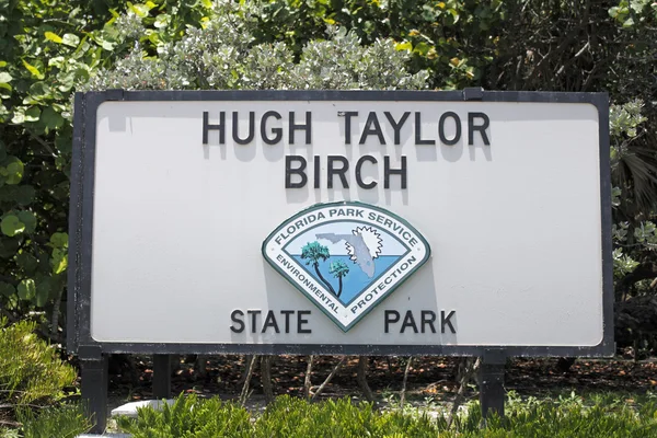 Signo de Hugh Taylor Birch State Park — Foto de Stock