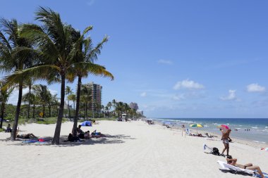 Fort Lauderdale Beach insanlar