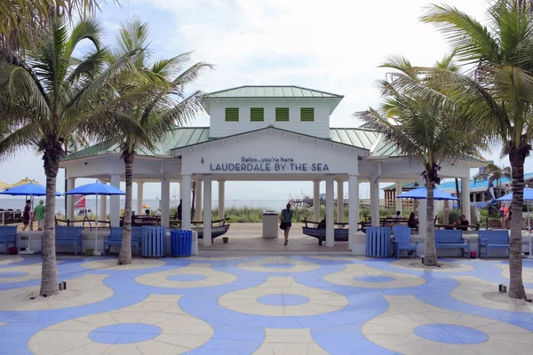 Lauderdale door de zee paviljoen — Stockfoto