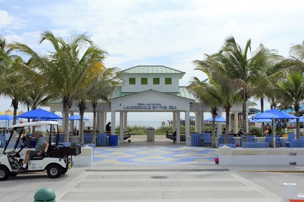 Pavilion in Lauderdale By The Sea Stock Photo