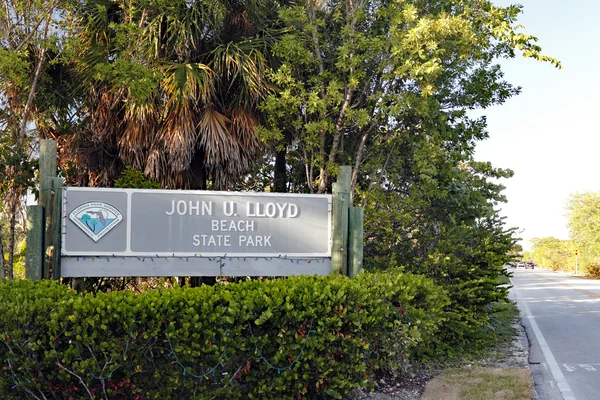 Sig de John U Lloyd Beach State Park — Foto de Stock