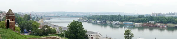 세르비아에서 사바 강 — 스톡 사진