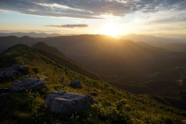Sabah görünümünden Porezen Dağı