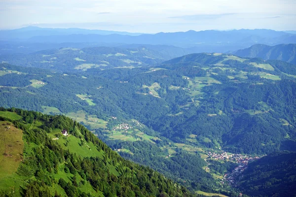 Vista desde el monte Porezen — Foto de Stock