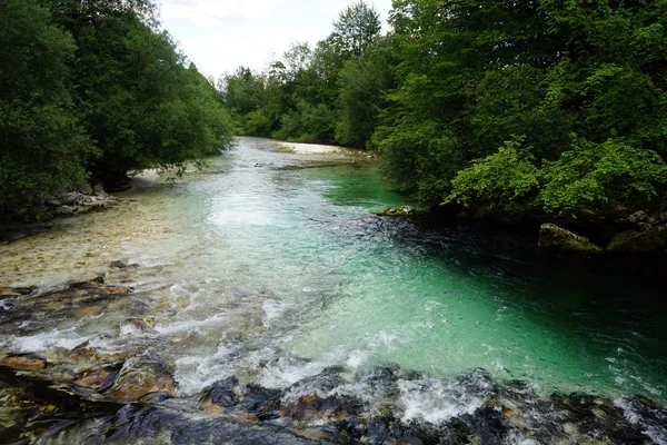 Flod i nationalparken Triglav — Stockfoto
