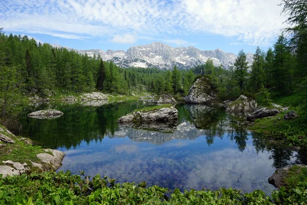 Danau pegunungan di Triglav — Stok Foto