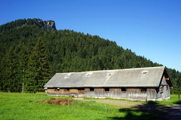 Długości stodoły i pastwiska — Zdjęcie stockowe