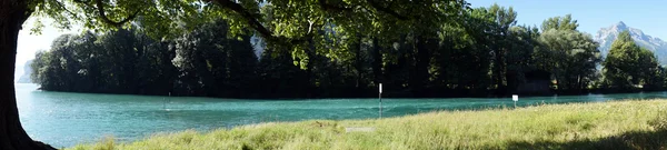 Panorama and lake — Stock Photo, Image