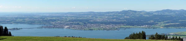 Panorama do lago Zurique — Fotografia de Stock